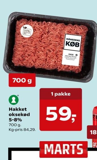 Ukendt hakket oksekød
