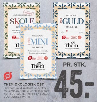 MENY Them ost skæreost mini tilbud