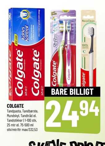 Løvbjerg Colgate tandpasta tilbud