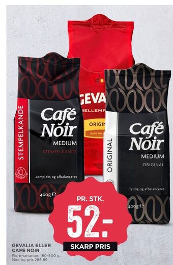 MENY Original kaffe formalet tilbud