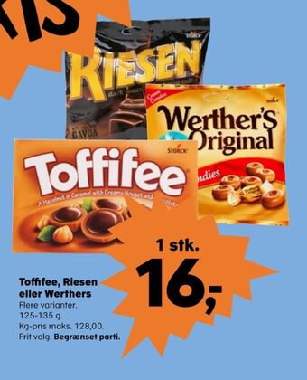 SuperBrugsen Riesen karameller tilbud