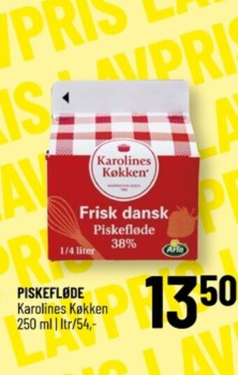 Løvbjerg Karolines piskefløde 38% tilbud