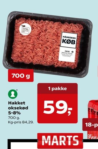 SuperBrugsen Ukendt hakket oksekød tilbud