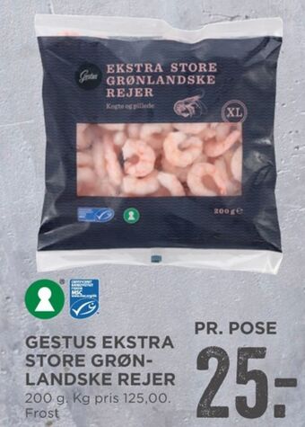 MENY Gestus rejer tilbud