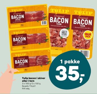 SuperBrugsen Tulip baconskiver tilbud