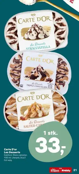 SuperBrugsen Carte dor is tilbud