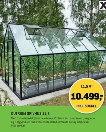 XL-BYG Outrium drivhus tilbud