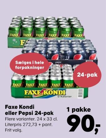 SuperBrugsen Faxe kondi sportssodavand tilbud