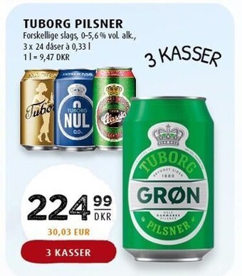 Scandinavian Park Tuborg pilsner tilbud