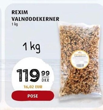 Scandinavian Park Rexim valnøddekerner tilbud