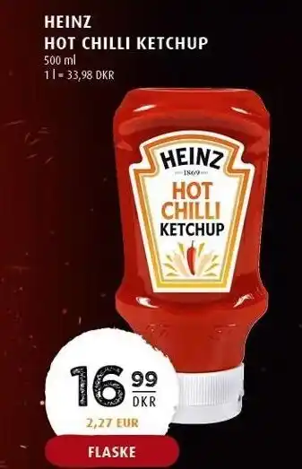 Scandinavian Park Heinz hot chilli ketchup tilbud