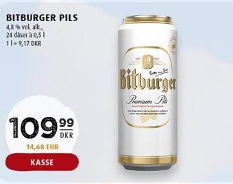 Scandinavian Park Bitburger pils tilbud
