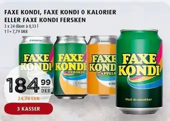 Faxe kondi, faxe kondi 9 kalorier eller faxe kondi fersken