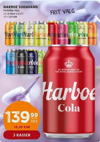 Scandinavian Park Harboe sodavand tilbud