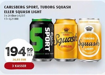 Scandinavian Park Carlsberg sport, tuborg squash eller squash light tilbud
