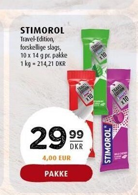 Scandinavian Park Stimorol tilbud