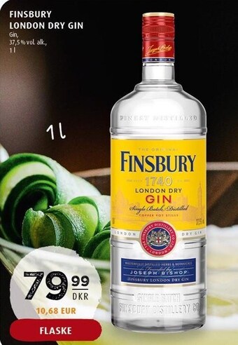 Scandinavian Park Finsbury london dry gin tilbud
