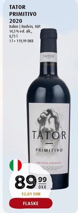 Scandinavian Park Tator primitivo 2020 tilbud