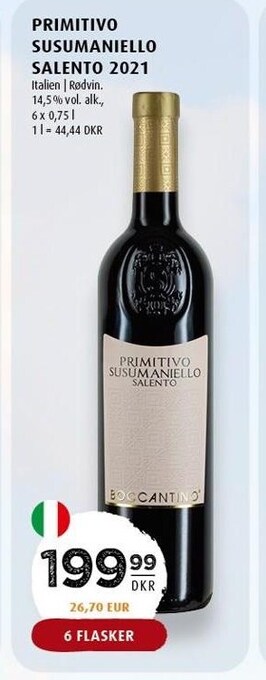 Primitivo susumaniello salento 2021