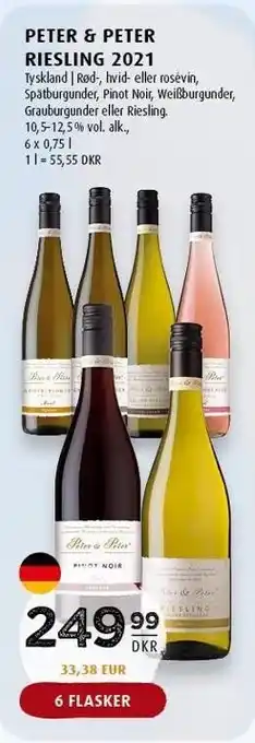 Scandinavian Park Peter & peter riesling 2021 tilbud