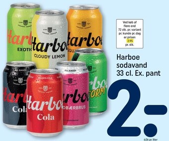 REMA 1000 Harboe sodavand tilbud