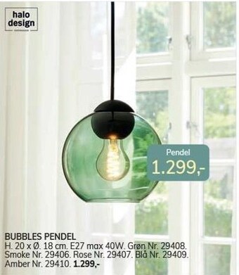 Daells Bolighus Bubbles pendel tilbud