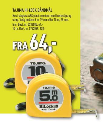 Tajima hi-lock båndmål