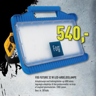 Fog future 32 w led-arbejdslampe