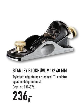 Stanley blokhøvl 9 1/2 40 mm