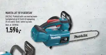 Johannes Fog Makita lxt 18 v kædesav tilbud