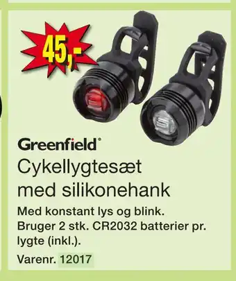 Harald Nyborg Cykellygtesæt med silikonehank tilbud