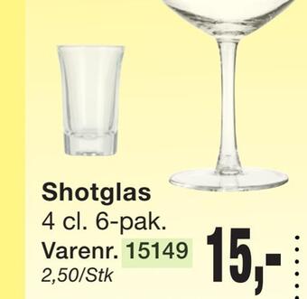 Harald Nyborg Shotglas tilbud