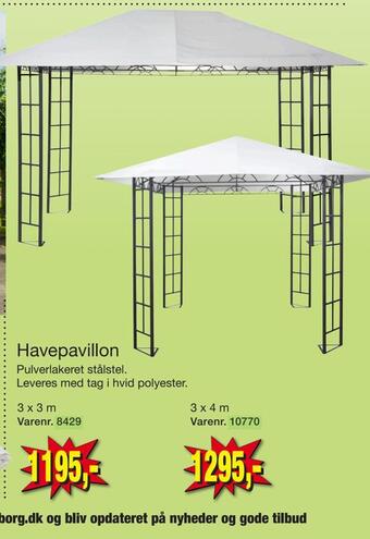 Harald Nyborg Havepavillon tilbud