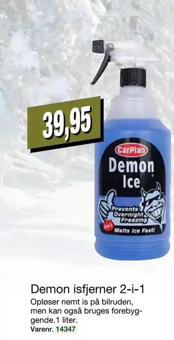 Harald Nyborg Demon isfjerner 2-i-1 tilbud