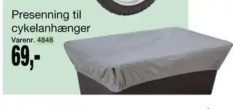 Presenning til cykelanhænger