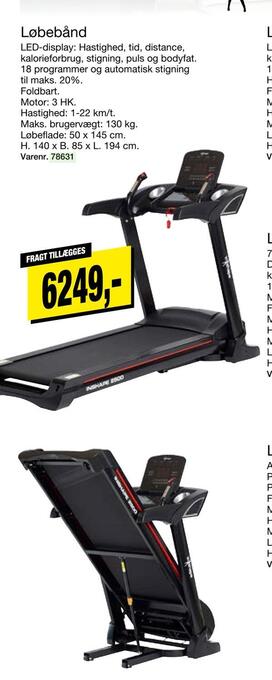 Harald Nyborg Løbebånd tilbud