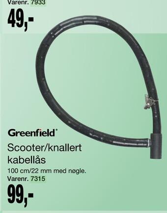 Harald Nyborg Scooter/knallert kabellås tilbud
