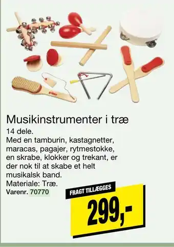 Harald Nyborg Musikinstrumenter i træ tilbud