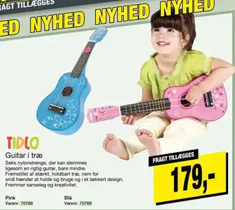 Guitar i træ