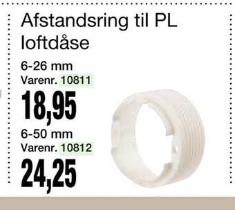Harald Nyborg Afstandsring til pl loftdåse tilbud