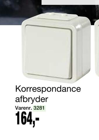 Korrespondance afbryder