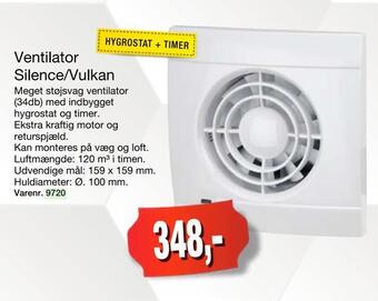 Harald Nyborg Ventilator silence/vulkan tilbud