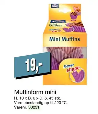 Harald Nyborg Muffinform mini tilbud