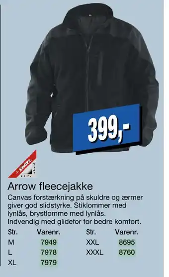 Arrow fleecejakke