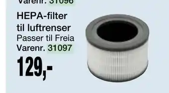 Harald Nyborg Hepa-filter til luftrenser tilbud