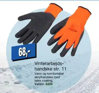 Harald Nyborg Vinterarbejds handske str. 11 tilbud