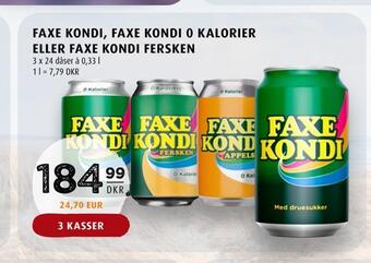 Scandinavian Park Faxe kondi, faxe kondi 0 kalorier eller faxe kondi fersken tilbud