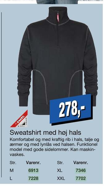 Harald Nyborg Sweatshirt med høj hals tilbud