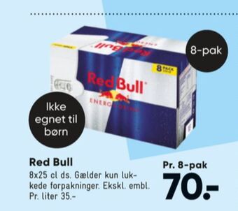 Bilka Red bull energidrik tilbud