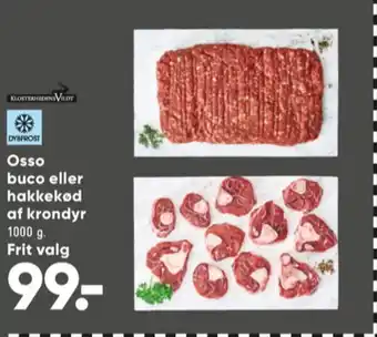 Klosterhedens vildt hakket krondyrkød